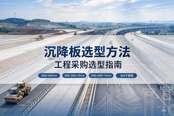 吉隆沉降板选择方法