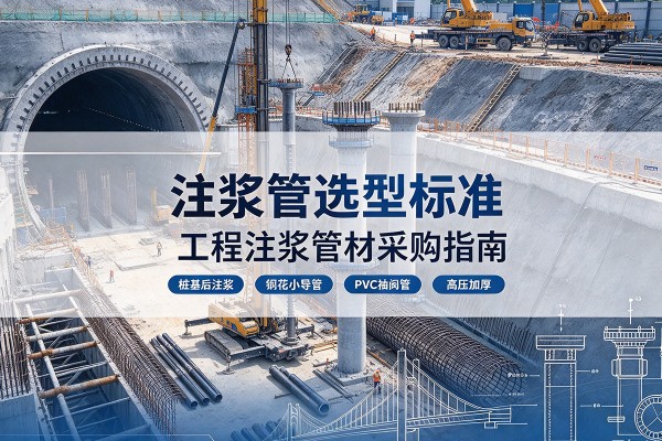 吉隆注浆管选型标准