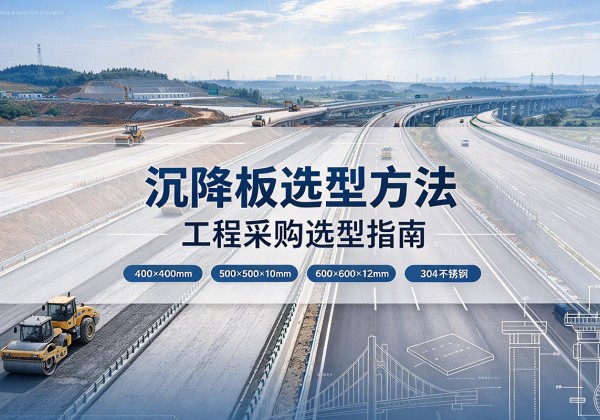吉隆沉降板选择方法